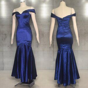 Camille La Vie Stretch Mermaid Hem Bodycon Formal Prom Dress 4